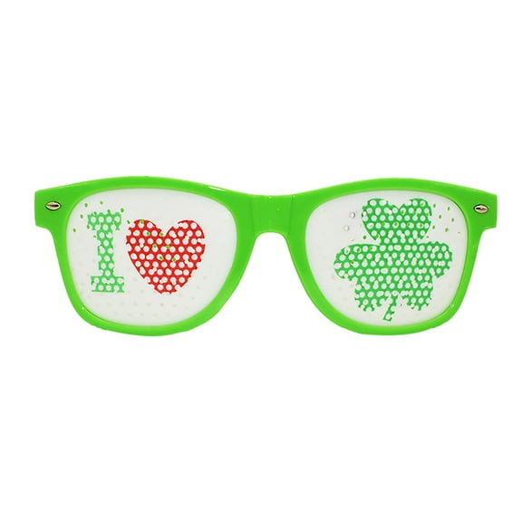 Aonity St. Patrick'S Day Eyeglasses Decorations, Irish Holidays St. Patrick'S Day Funny Party Glasses Holiday Decorations