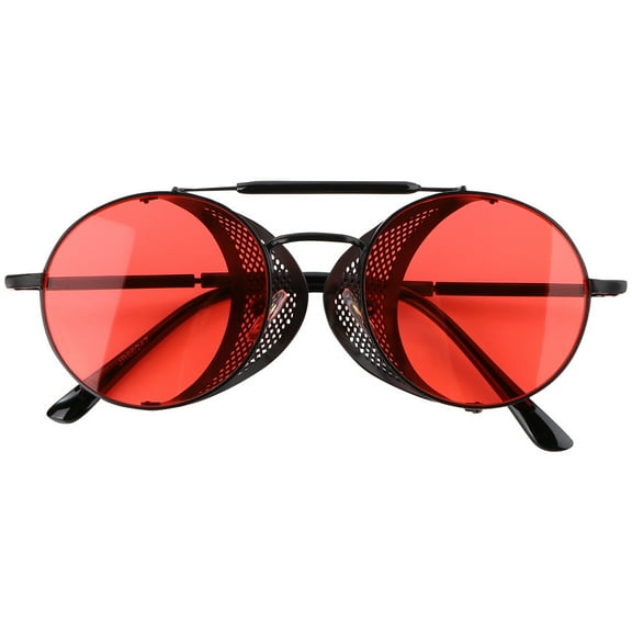 PBPBOX Fashionable Red Sunglasses for Outdoor Use with Durable Reinforced Frame