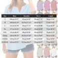 thumbnail image 5 of Yubnlvae 3/4 Sleeve Linen Tops for Women - 2025 Trendy Boho Button-Up Shirts (Cotton Blend, Vacation Ready) Coffee M, 5 of 8