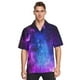 thumbnail image 2 of Camisa hawaiana de playa para hombre, con estampado 3D, holgada, de manga corta, con botones, informal, de talla grande, 2 of 5
