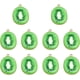 thumbnail image 1 of Dijes de rebanadas de fruta esmaltados SSuperp colgantes de comida 10 piezas kiwi, 1 of 3