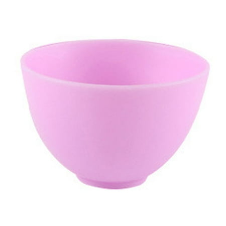 

8X5CM Home Use Odorless Anti-drop Silicone Bowl Facial Mask Mixing Bowl Prep Measuring Bowl (S Purple)