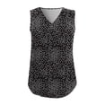 thumbnail image 6 of SHenli Womens Double Lined Tank Tops V-Neck Business Casual Outfit Shirts Linen Cotton Spring Vacation Outfits Tees, 6 of 6