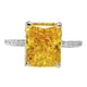 thumbnail image 3 of Anillo de moda Decoración elegante clásica simple para damas de niñas de fiesta de compromiso amarillo US6 Yinane anillo de joyería, 3 of 8