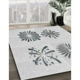 thumbnail image 3 of Ahgly Company Machine Washable Indoor Round Transitional White Smoke Area Rugs, 6' Round, 3 of 7