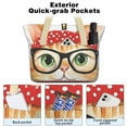 thumbnail image 2 of Tote Bag for Women - Cute Cat Shoulder Bag - Large Utility Work Duffle Bag with Zipper Handbag for Travel, Work, Sprots, 2 of 5