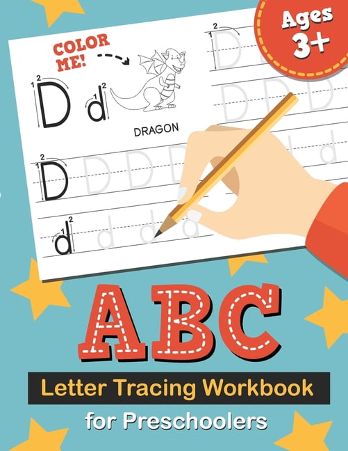 First ABC 123 Writing Activity Books Shapes MAths & English Book All in 1 