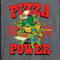 thumbnail image 3 of Teenage Mutant Ninja Turtles - Group Pizza Power - Men's Long Sleeve T-Shirt, 3 of 5