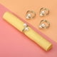 thumbnail image 5 of Juego de 6 servilleteros con cuentas, decoración de mesa para fiestas, servilletero dorado, diámetro de 4 cm, servilletero con hebilla de perla para cena de boda navideña, 5 of 5