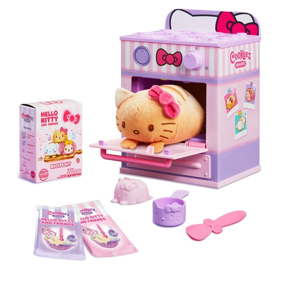 Cookeez Makery Hello Kitty® and Friends Oven.  Scented, Interactive Plush, Styles Vary, Ages 5 
