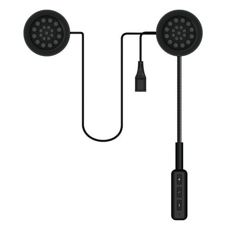 Bluetooth Helmet Speakers Motorcycle Helmet Headset Bluetooth Wireless Helmet Speakers Hands free Call Music Control For Motorbike ()
