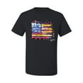 thumbnail image 2 of Wild Bobby, Colorful Neon Flag Hearts Love, Streetwear, Men Graphic Tee, Black, Small, 2 of 3