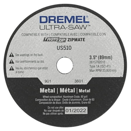 DREMEL US510-01 3.5 In. Metal Cutting Wheel