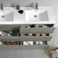 thumbnail image 5 of Fresca Fcb93-3030-D-I Lazzaro 60" Free Standing Double Basin Vanity Set - Grey, 5 of 8