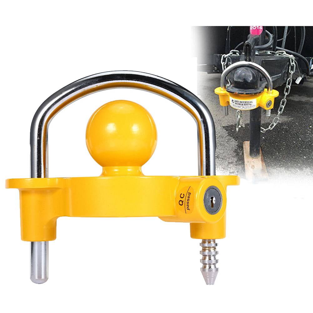 Heavy Duty Universal Coupler Hitch Trailer Lock fits 17/8"/2" and 25/