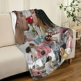 thumbnail image 4 of Custom Blanket, Personalized Blanket with Photo Text Image Collage, for Family, Friends, Birthday, Christmas, Valentine's Day, Customized Gift, 4 of 6