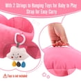thumbnail image 4 of IFOYO Baby Sofa, Sit Me up Support Sitting Chair, Cute Animal Learning to Sit Cushion Seats, Pink Rabbit, 4 of 7