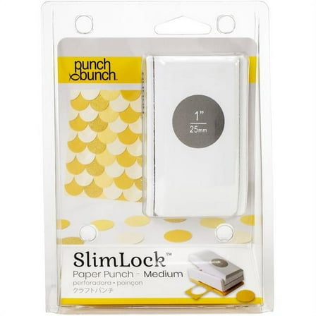 Punch Bunch SlimLock Medium Punch-Circle 1"X1"