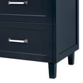 thumbnail image 7 of Ariel Monroe 60 Inch Double Sink Base Cabinet In Midnight Blue, 7 of 7