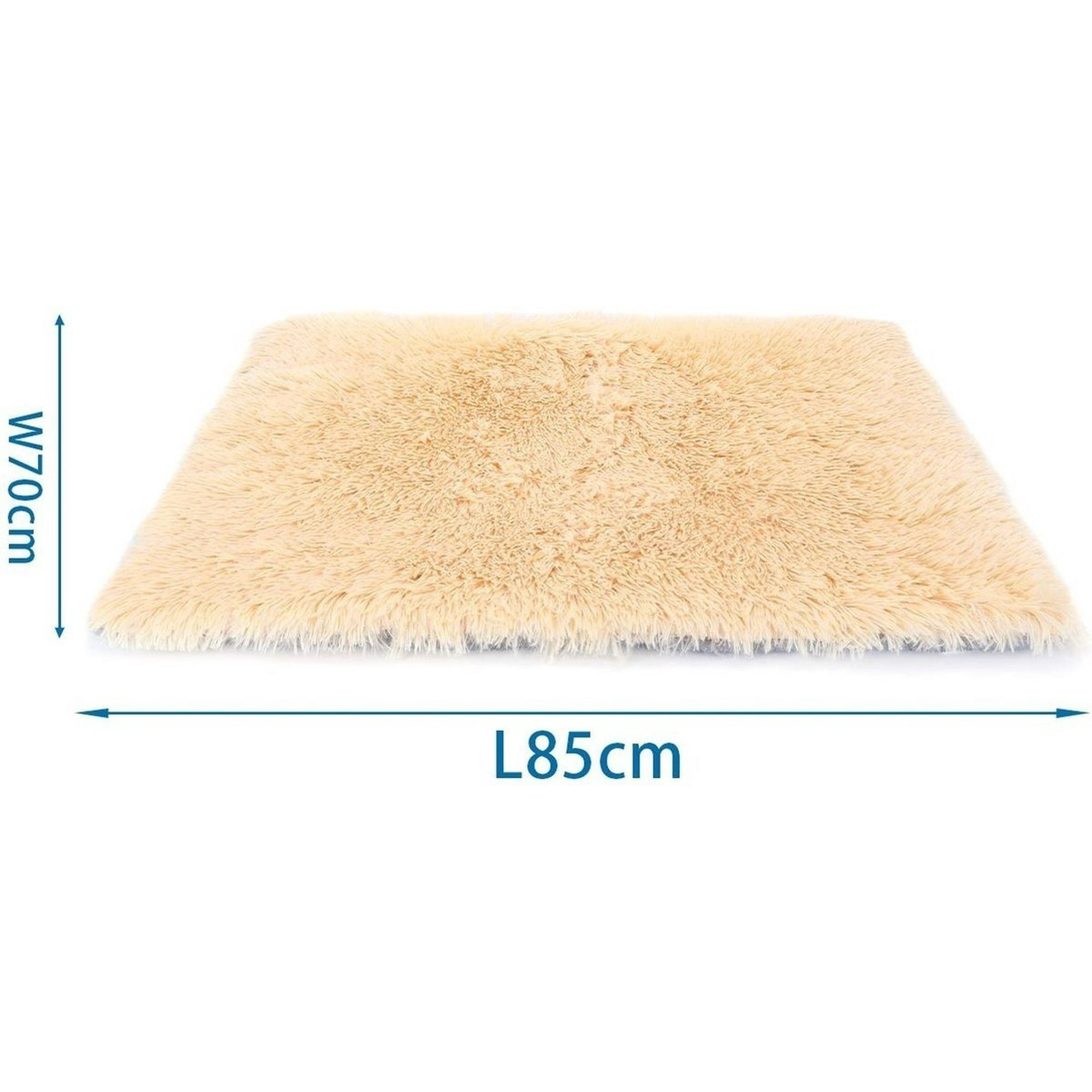 Cojin Almohada Mascota Felpa Unicolor Perro Gato Tamano M
