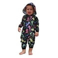 thumbnail image 6 of GYRATEDREAM Family Matching Halloween Onesie Pajamas, Funny Vacation Skeleton Print One Piece Pjs, Hooded Zipper Holiday Jammies Sleepwear Nightwear Loungewear for 3M-2XL, 6 of 6