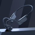 thumbnail image 1 of Auriculares de conducción Oído abierto Memoria Aleación de titanio Esqueleto IPX7 Impermeable  negra TF, 1 of 8
