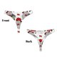 thumbnail image 3 of Balery Rabbit And Hedgehog Tangas de Algodón para Mujer con Estampado – Ropa Interior Sexy, Transpirable, G-string-Small, 3 of 6
