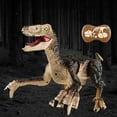 thumbnail image 1 of DPTALR Jouets Dinosaures Réalistes Télécommandés 2.4G Marche & Rugissement pour Enfants, 1 of 2