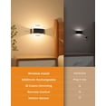 thumbnail image 2 of Luz de Pared con Sensor de Movimiento FULNIX 5000mAh RGB Inalámbrica, 2 of 9