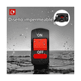thumbnail image 4 of "Switch Intermitentes Faros Auxiliares Universal Moto BELUG Negro ", 4 of 5