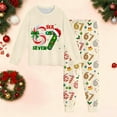 thumbnail image 2 of 67 shirt B'oys Themed Long Sleeve Pajama Cozy Holiday Print Loungewear For K'ids Festive Family Sleepwear Outfit Soft Blend Two Piece Pajamas For C'hildren, 2 of 3