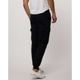 thumbnail image 3 of 3 Pack: Men's Cotton Fleece Cargo Jogger Sweatpants With Pockets, 3 of 6