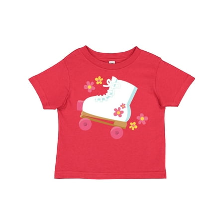 

Inktastic Roller Skate Flowers Gift Toddler Toddler Girl T-Shirt