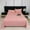 Pink, variant on Staron Lightweight Super Soft Bed Sheets Easy Care Solid Color Microfiber Polyester Sheet, Pink
