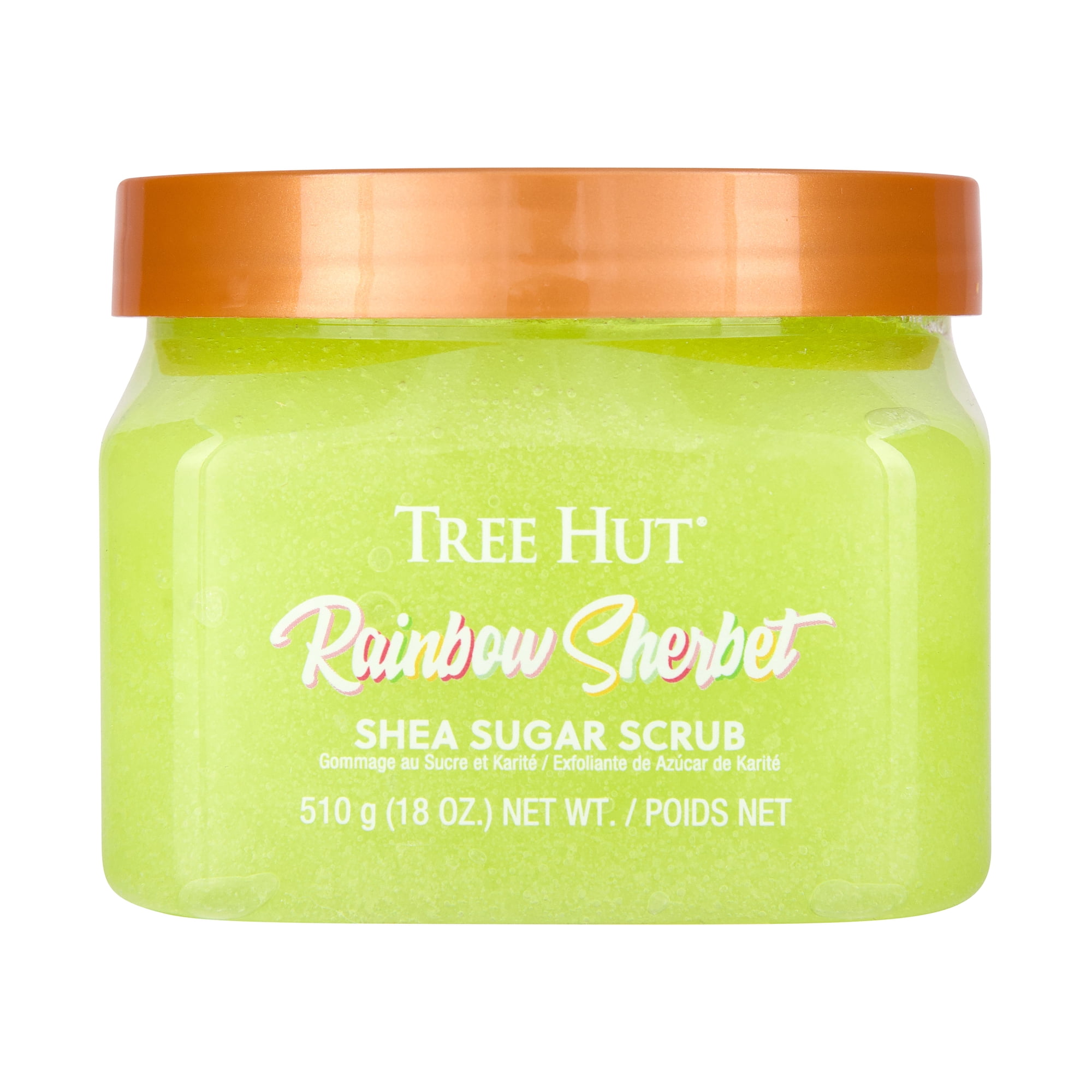Tree Hut Rainbow Sherbet Shea Butter Sugar Body Scrub, 18 oz