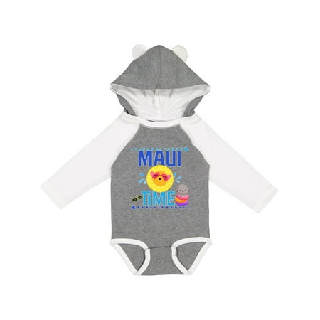 

Inktastic Maui Time Hawaii Vacation Gift Baby Girl Long Sleeve Bodysuit