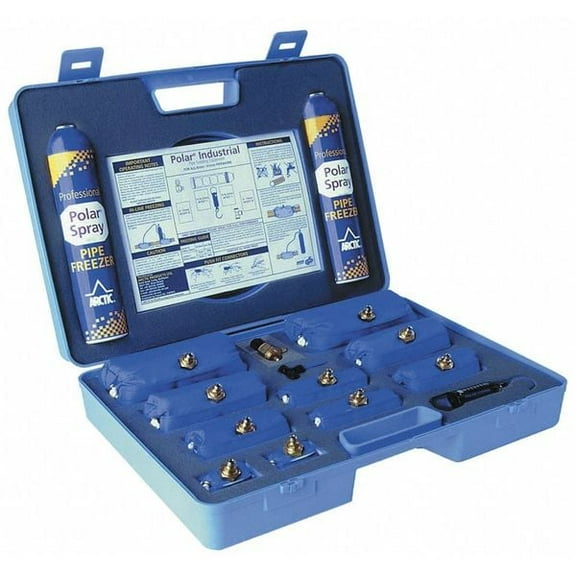 Wheeler-Rex Pipe Freeze Kit,3/8 to 2-3/8 Cap,15 Pc 1755