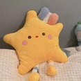 thumbnail image 4 of Hwkond Large Throw Pillows Star Clouds Pillows Soft Plush Toy Doll Bed Sleep Cushion Cute Doll Pillows Material Soft And Comfortable,Yellow, 4 of 5
