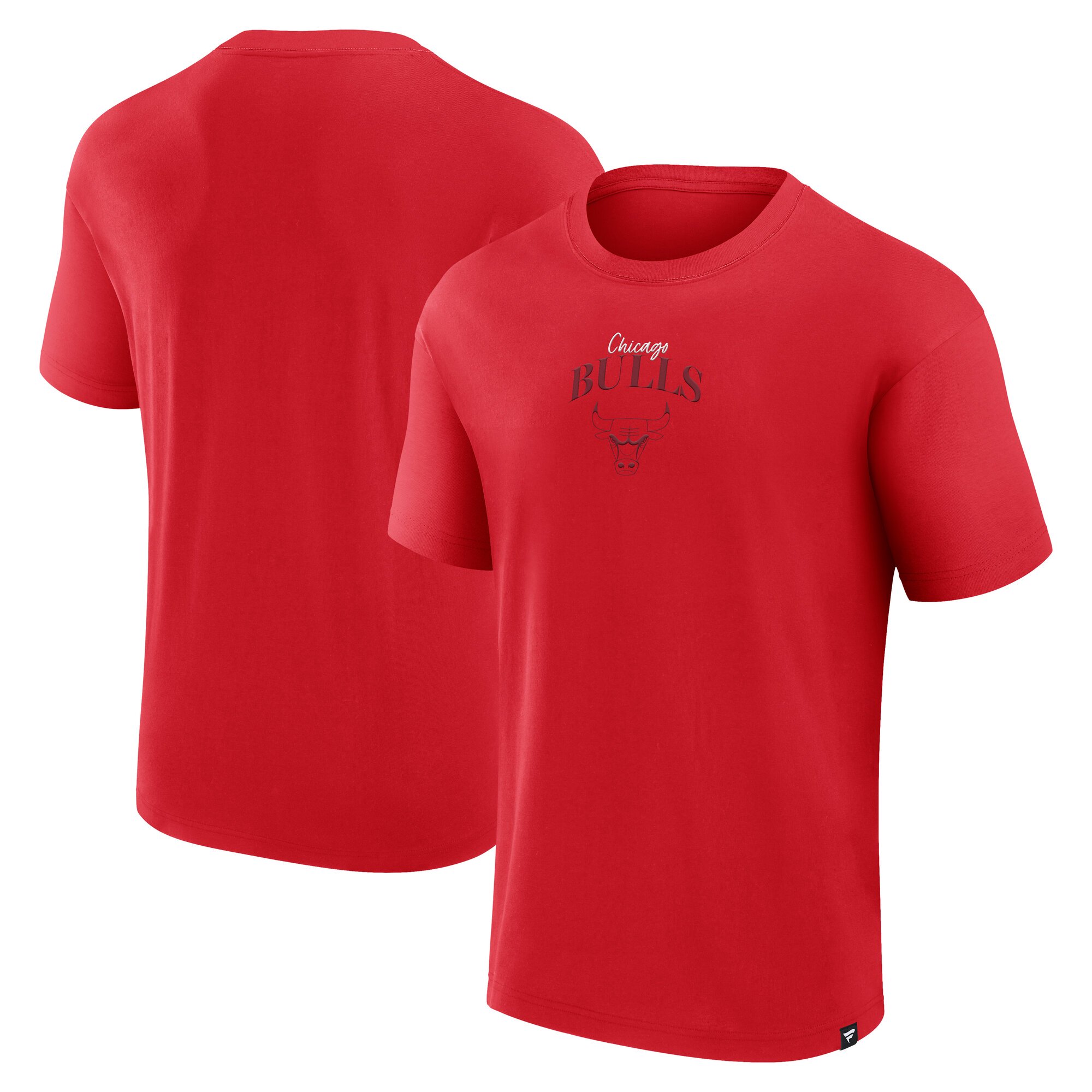 Men's Fanatics Red Chicago Bulls Crossover Collection Full Court Press T-Shirt