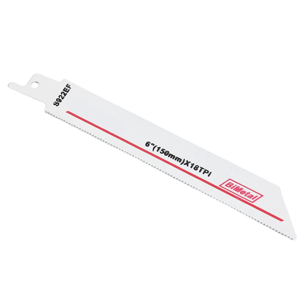 10Pc S922Ef 150Mm 6" Bim Reciprocating Saw Blades Set Flexible for Cutting Metal