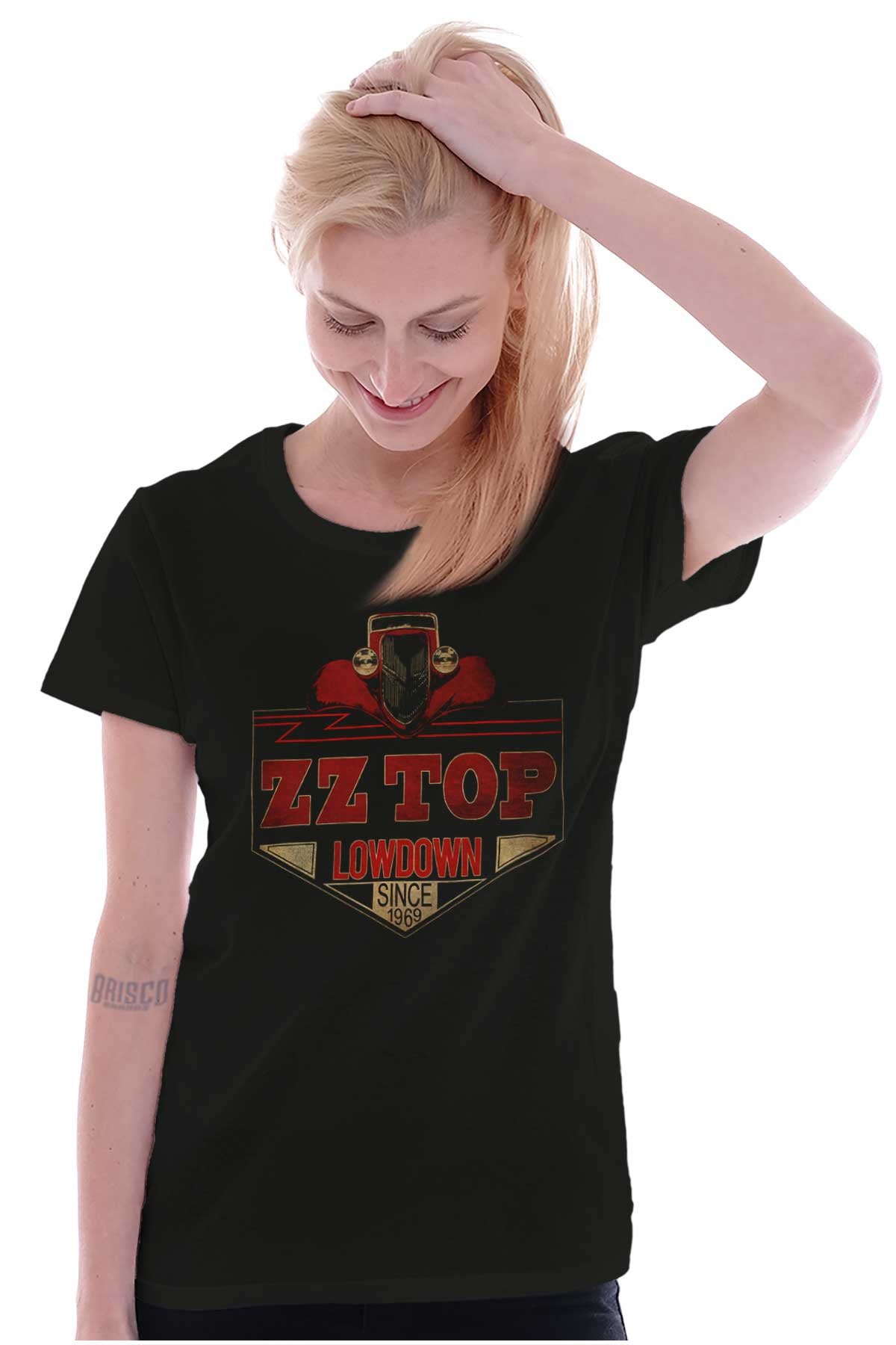 Brisco Brands Music Tees Shirts Tshirts For Womens Vintage ZZ Top