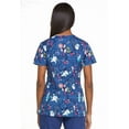 thumbnail image 3 of Dickies EDS Medical Scrubs Top for Women V-Neck Plus Size DK704, 3XL, Don't Rush, 3 of 5