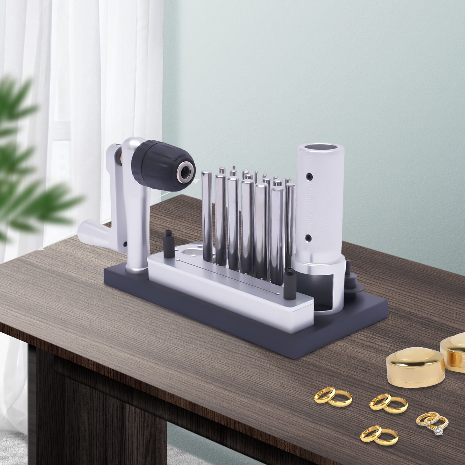 9.25*4.72*5.91 Modern Manual Jump Ring Maker Machine Jewelry Coil Wire Cutter Machine Kit 2.5 -12mm