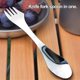 thumbnail image 5 of 2pcs Stainless Steel 3 in 1 Spork Camping Cutlery, Knife, Spoon, Fork Cutlery Combo for Camping, Hiking - q37, 5 of 5