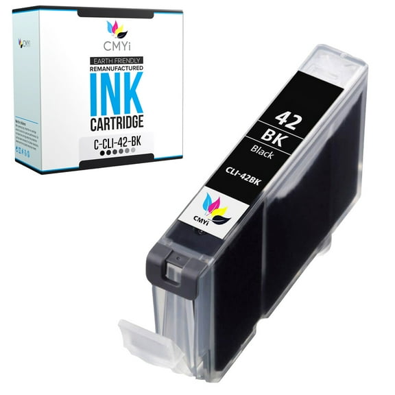 CMYi CLI-42 Black 1-Pack Ink Cartridge compatible for Canon CLI-42 - PIXMA PRO-100, PRO-100S (1 Black)