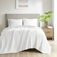 thumbnail image 5 of Beautyrest Waffle Weave 66x90" Contemporary Cotton Blanket in White Finish, 5 of 5