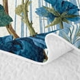 thumbnail image 5 of Manfei Vintage Floral Leaves Twin Quilt Set 2 Pieces,Rustic Botanical Twin Coverlet Set,1 Bedspread and 1 Pillowcase, 5 of 7