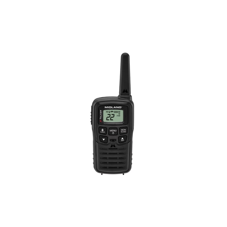 Midland, Walkie Talkie, T10, Up to 20 Mile Range with Weather