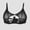 Black, variant on Elegant Black Lace Bra Women's See Through Sexy Sheer Bra Unlined Underwire Support Everyday Bra
