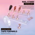 thumbnail image 3 of 23Pcs Manicure Pen Set Nail Stand Tweezers Double-Sided Nail Point Tool Nail Brush Kit for Nail Art Professional Nail Design Tools, 3 of 8